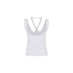 MM6 Maison Margiela Ribbed Cotton Top
