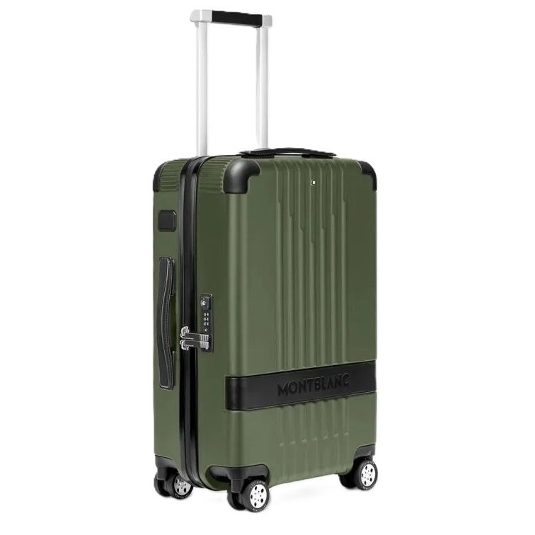 MONTBLANC LEATHER MOD. CABIN COMPACT TROLLEY - 35X55X21 (34 L) FASHION ACCESSORIES