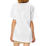 Max Mara Mango Logo Embroidered Cotton T-Shirt