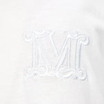 Max Mara Mango Logo Embroidered Cotton T-Shirt
