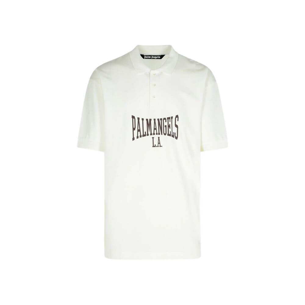 Palm Angels College Logo Polo