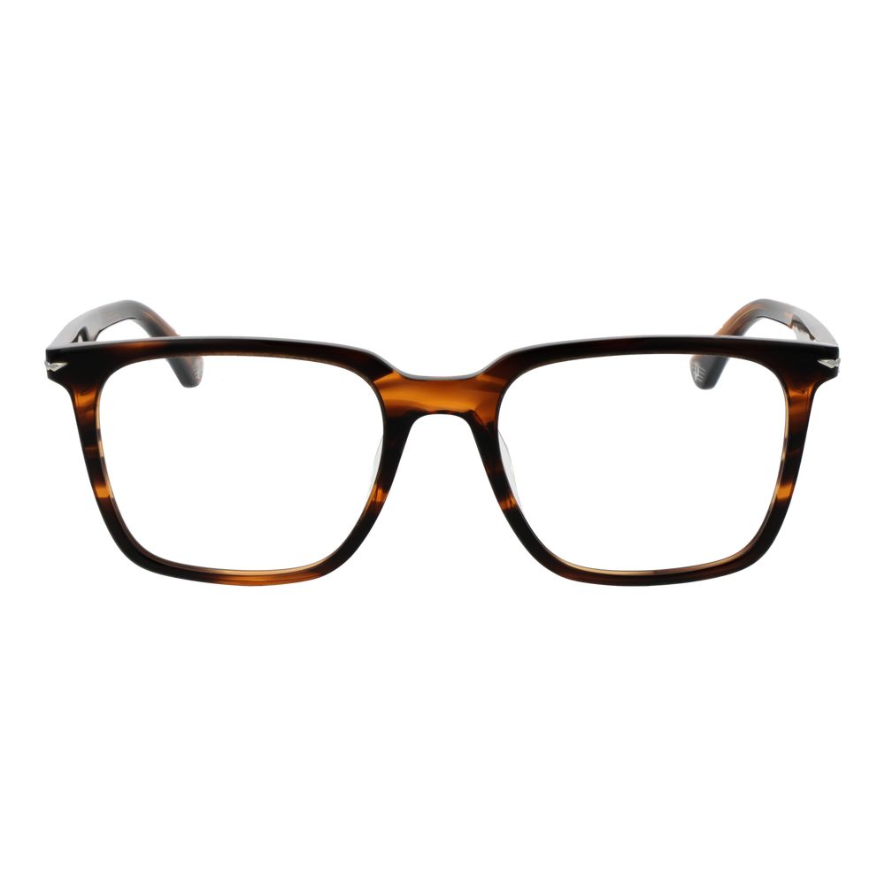 Police Brown Cellulose Acetate Glasses (Frames)