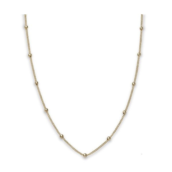 ROSEFIELD JEWELS JEWELRY Mod. JDCHG-J057 delicate gold chain necklace with small beads