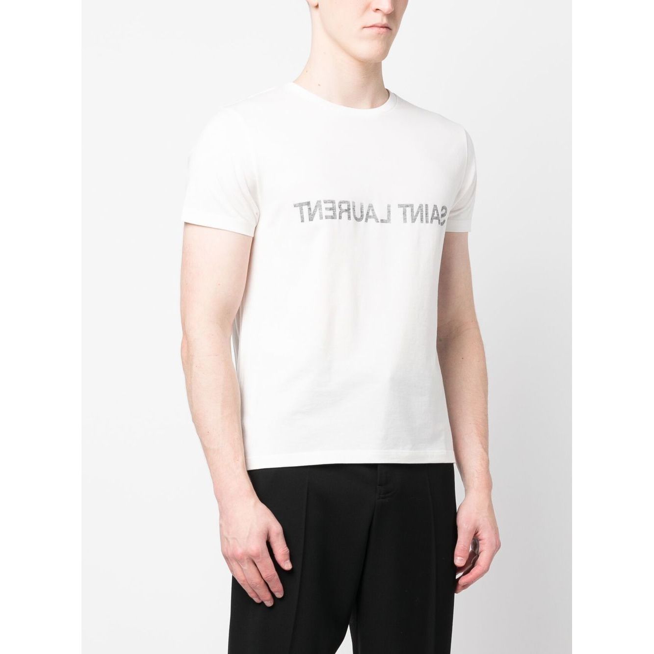 Saint Laurent Logo T-shirt Topwear