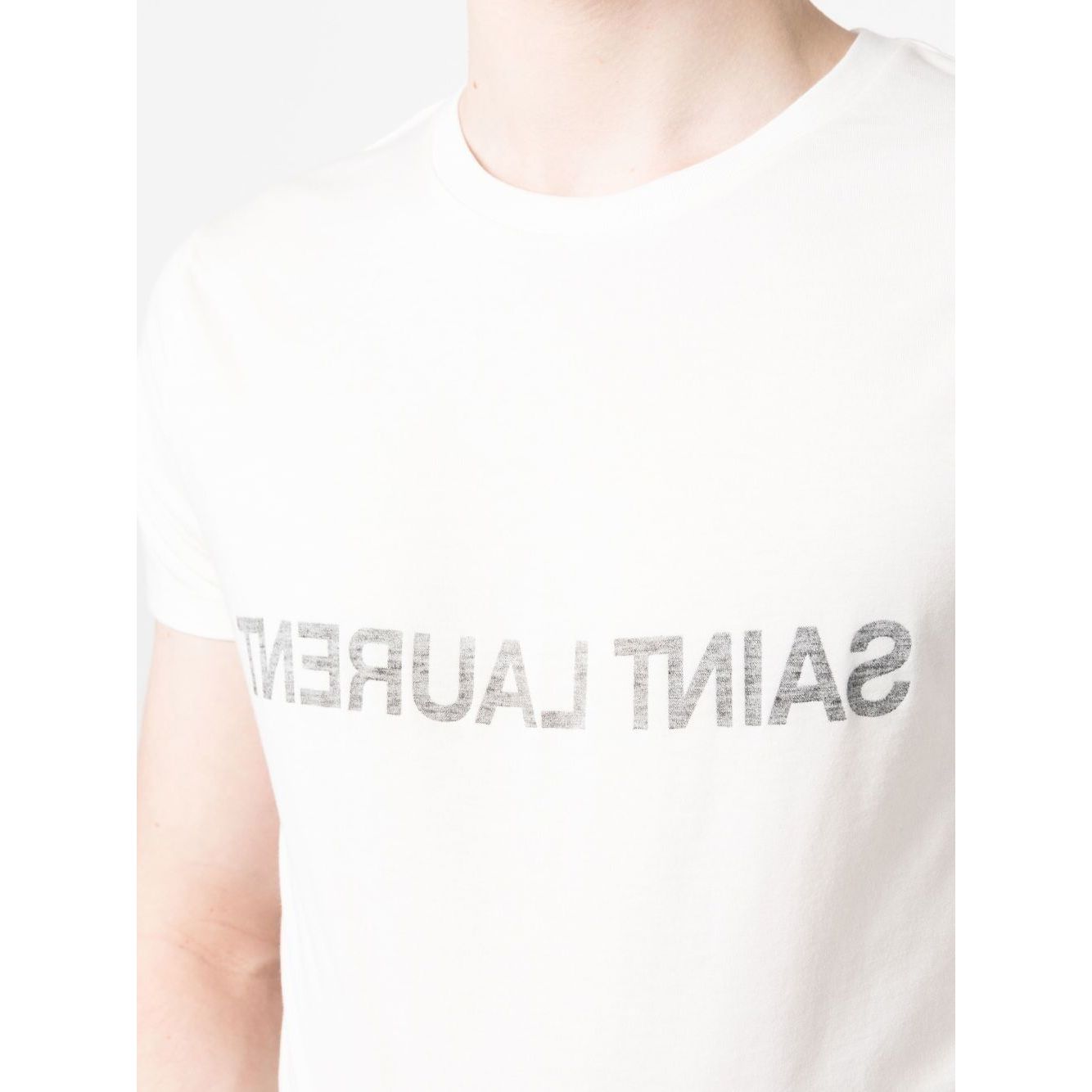 Saint Laurent Logo T-shirt Topwear