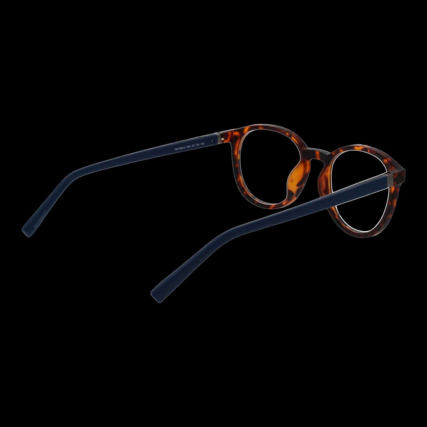 TIMBERLAND MOD. TB1780-H 51052 men's eyeglasses in tortoiseshell design on black background