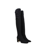 Valentino Garavani Black Fabric Over The Knee