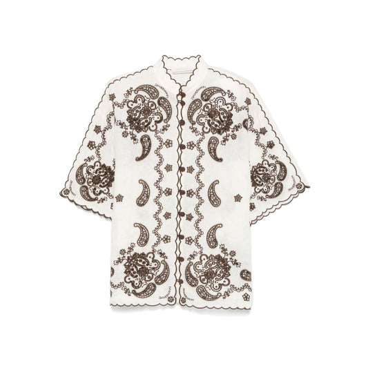 Zimmermann Ascension Embroidered Shirt Shirts
