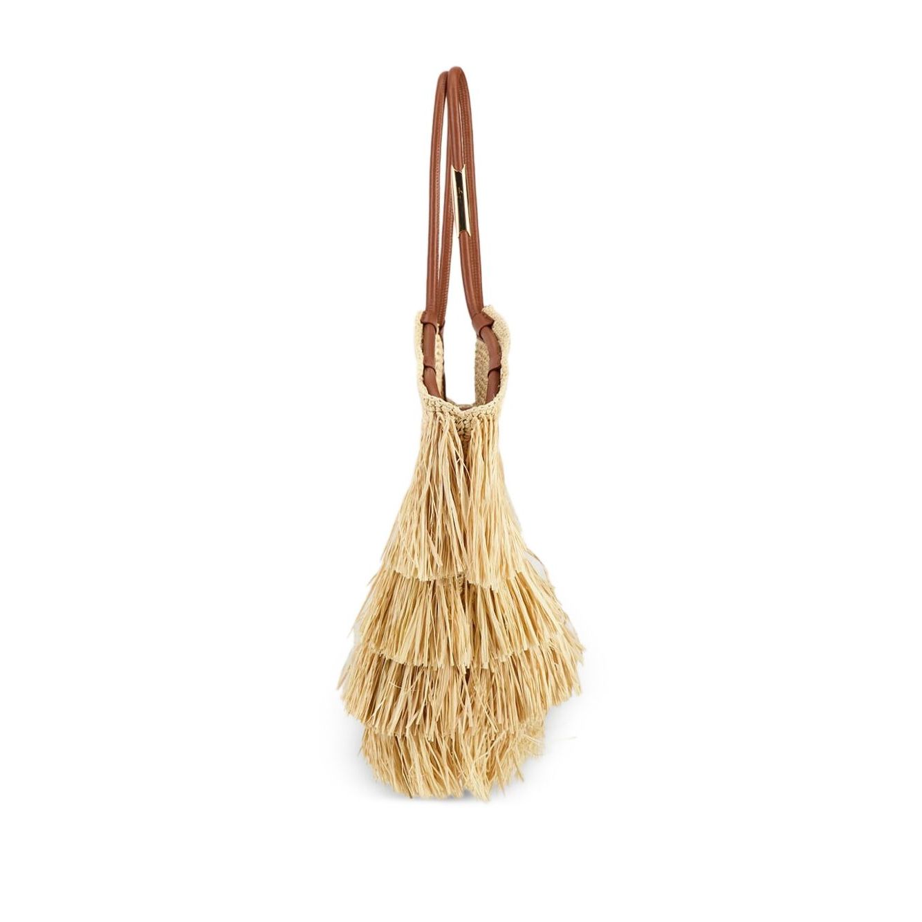 Zimmermann Goldentime medium raffia tote bag Handbag