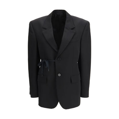 Balenciaga Black Wool Jackets And Coat 1728,72470364320,Balenciaga,Black,Clothing,IT38 | S,IT40 | M,Jackets & Coats - Clothing,New with tags,Women