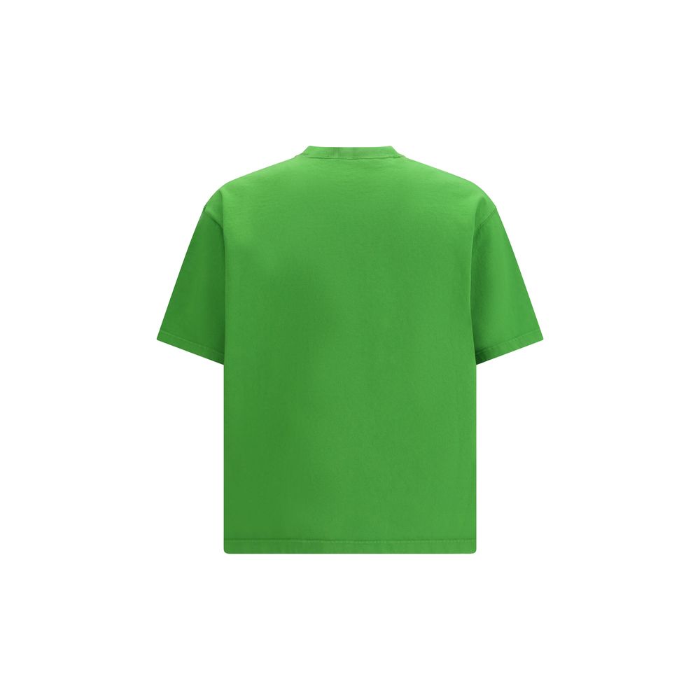 Prada Bicolor Cotton T-Shirt 1728,72470364320,Bicolor,Clothing,L,Men,New with tags,Prada,T-Shirts - Clothing,XL