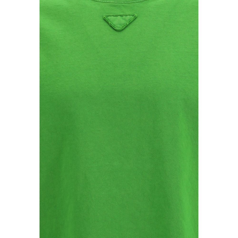 Prada Bicolor Cotton T-Shirt 1728,72470364320,Bicolor,Clothing,L,Men,New with tags,Prada,T-Shirts - Clothing,XL