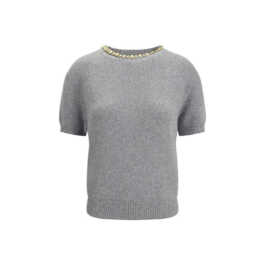 Prada Gray Cashmere Sweater