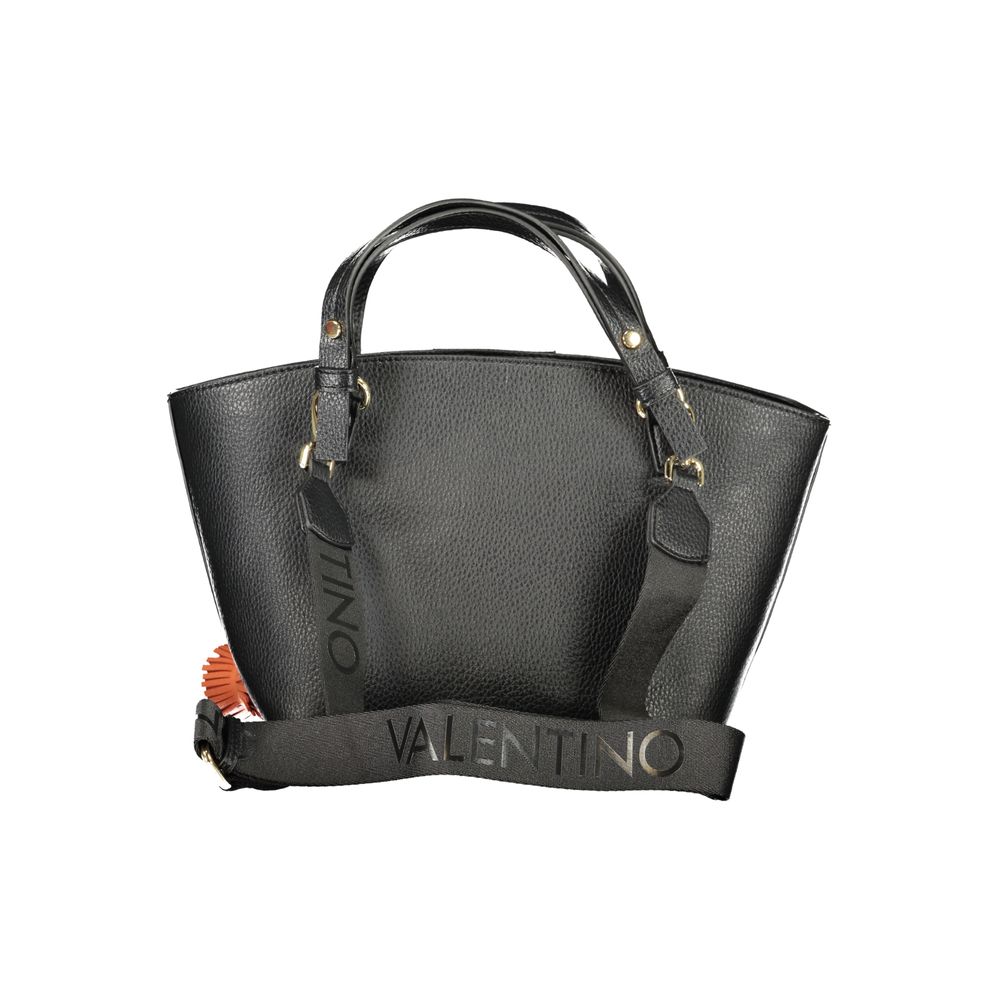 Mario Valentino Black Polyurethane Women's Bag