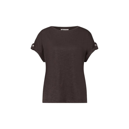 Street One Brown Cotton T-Shirt