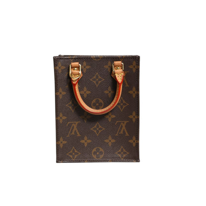 Louis Vuitton Monogram Canvas Petit Sac Plat Bag
