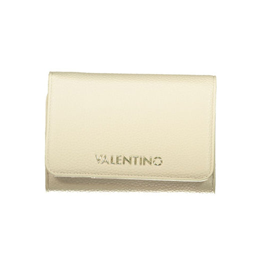 Mario Valentino Beige Polyurethane Women's Wallet