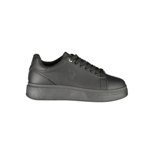 U.S. POLO ASSN. Black Polyester Athletic Sneakers