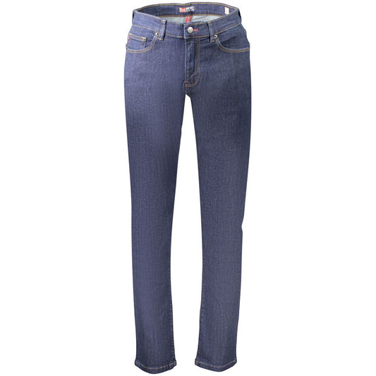 Norway 1963 Blue Cotton Men's Jean for a Timeless Casual Look