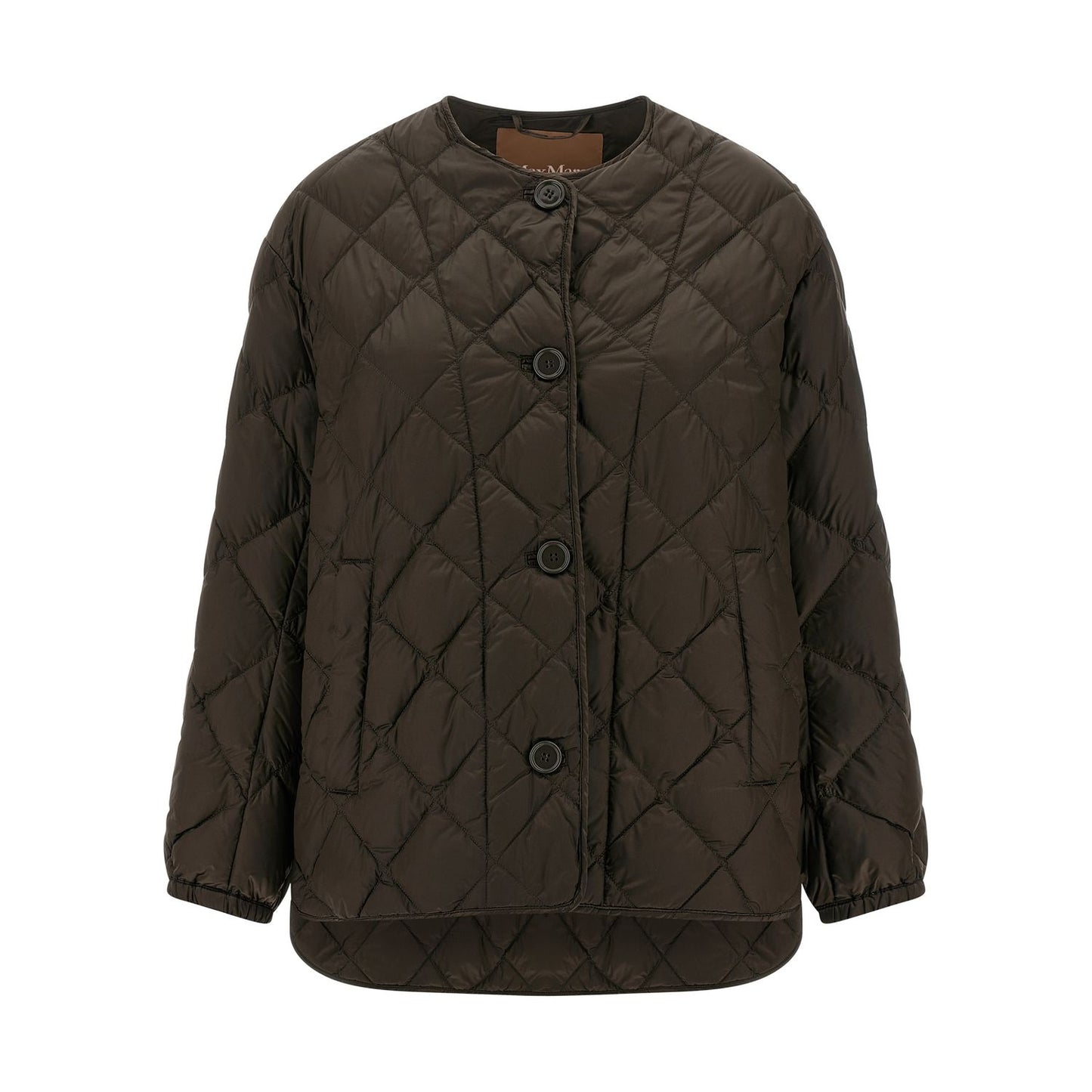 Max Mara Brown Polyamide Full-Length Jacket