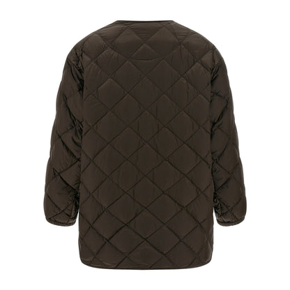 Max Mara Brown Polyamide Full-Length Jacket