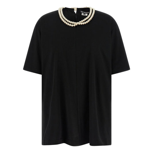 Junya Watanabe Black Cotton T-Shirt