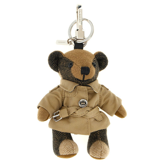 Burberry Multicolor Cashmere Keychain