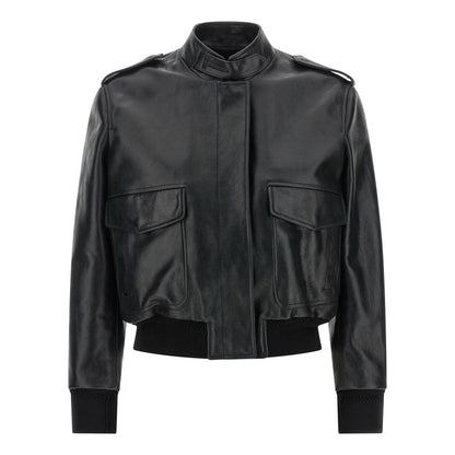 Tom Ford Black Lamb Leather Leather Jacket
