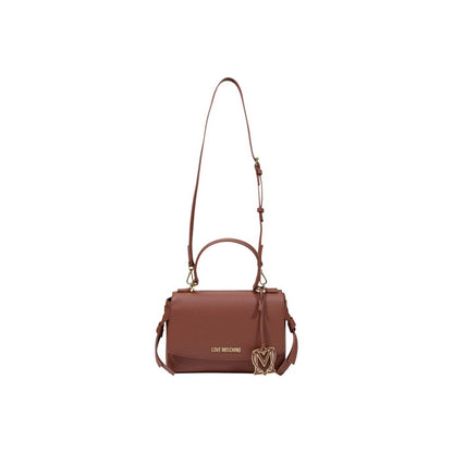 Love Moschino Brown Polyethylene Handbag