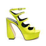 SI ROSSI Sandals Yellow Sandals