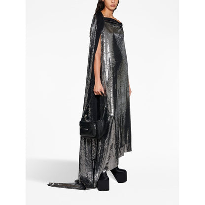 Balenciaga Metallic Effect Midi Dress Dresses