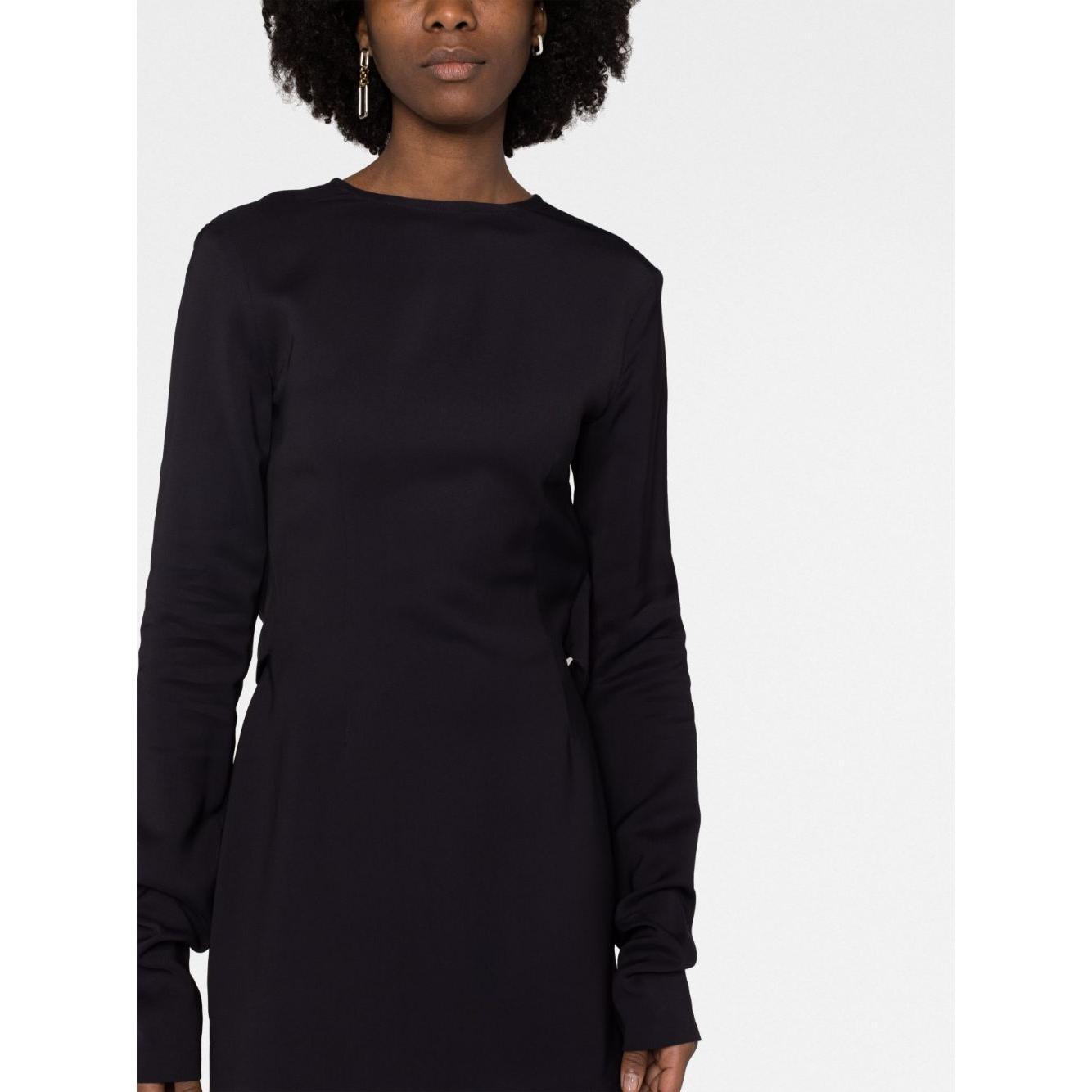 032C Dresses Black W0024DARKPLUM