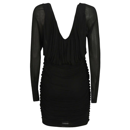 Saint Laurent Short dress with V-neck