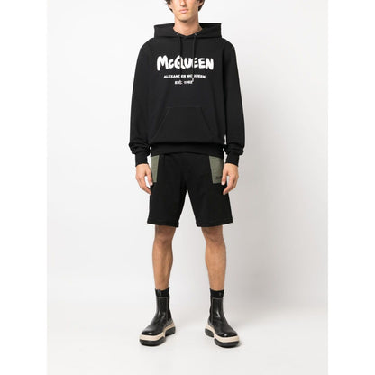 Alexander McQueen two-tone Elasticated Track Shorts
