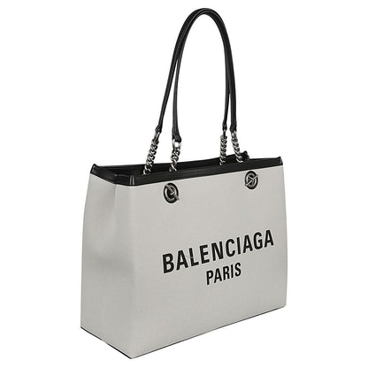 Balenciaga logo print canvas tote bag Shopper