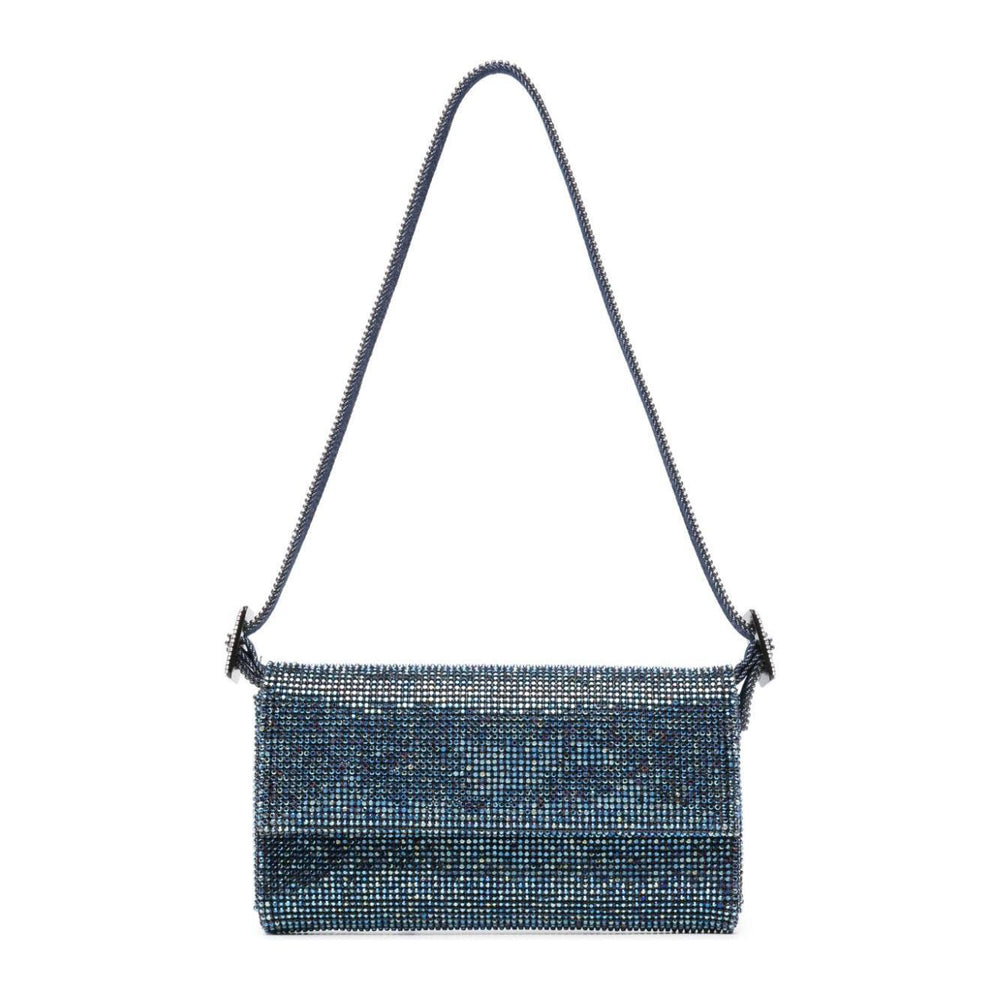 Benedetta Bruzziches Vitty La Mignon rhinestone-embellished denim bag 14024VITTISSIMADENIM