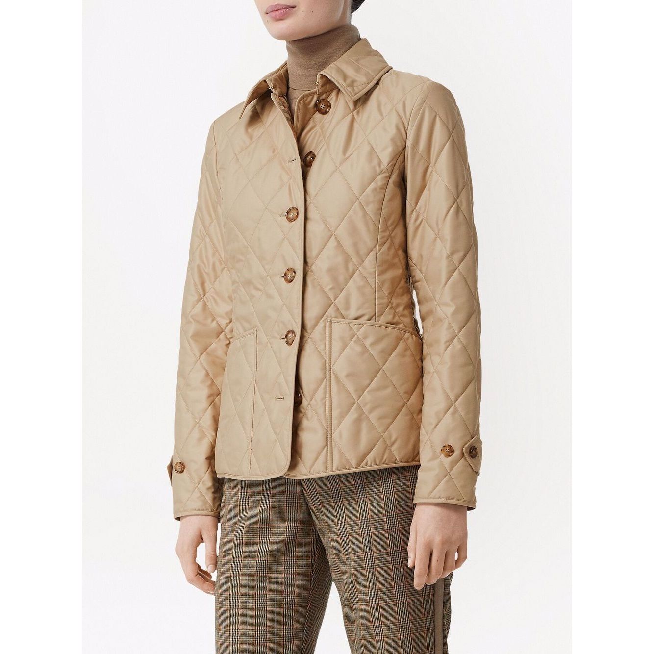 Burberry diamond-quilted jacket