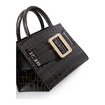 Boyy Bobby charm leather mini bag BOBBYCHARMCROCEMBOSSEDCS/CSDBLACK