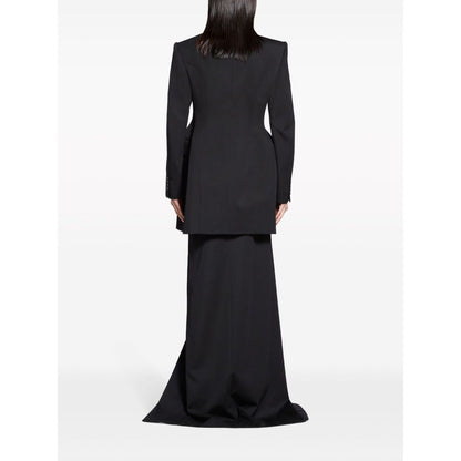 Balenciaga Hourglass Virgin Wool Double-breasted Blazer Jackets