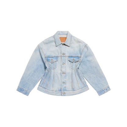 Balenciaga Hourglass silhouette denim jacket Jackets