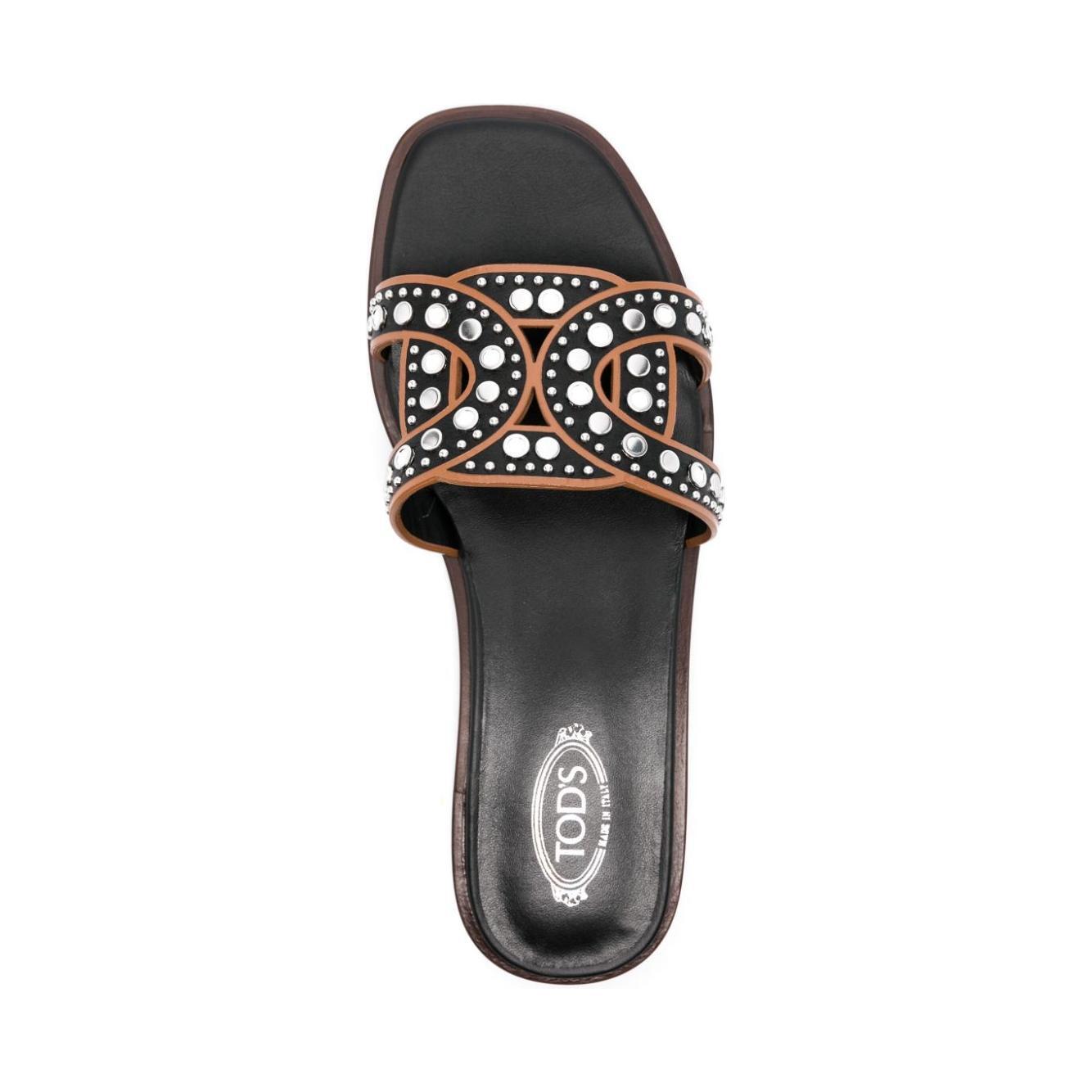 Tod's Kate studded sandals XXW70K0HZ50MIDB999