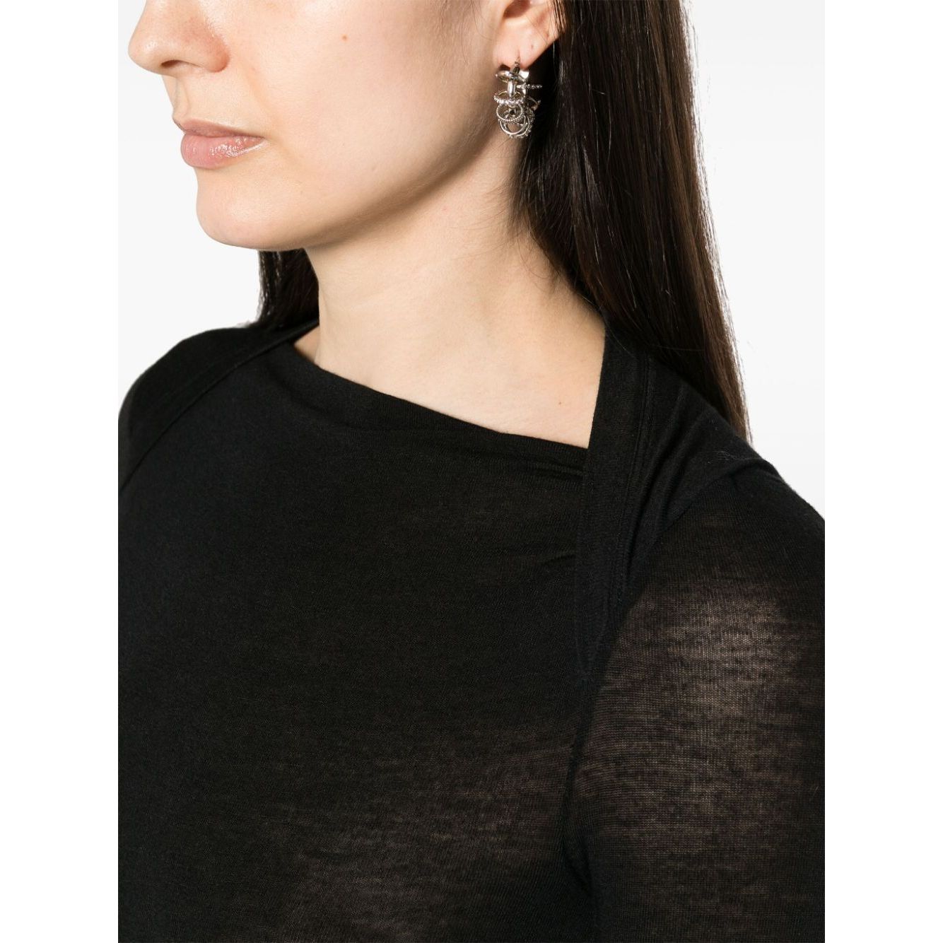 Saint Laurent Wool blend long pencil dress