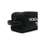 Dolce & Gabbana Nylon toiletry bag with rubberized logo BT0989AG1828B956