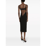 Dolce & Gabbana Jersey longuette dress with bustier bra top