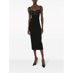 Dolce & Gabbana Jersey longuette dress with bustier bra top