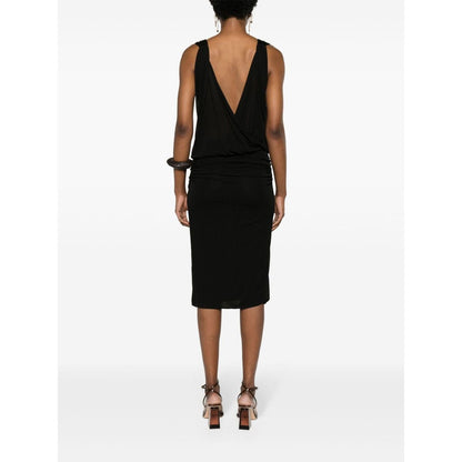 Saint Laurent V-necked mini dress