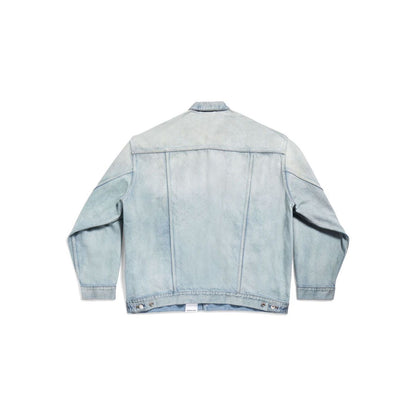 Balenciaga Denim jacket with flap pockets and drop shoulder Jackets