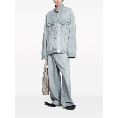 Balenciaga Denim jacket with flap pockets and drop shoulder Jackets