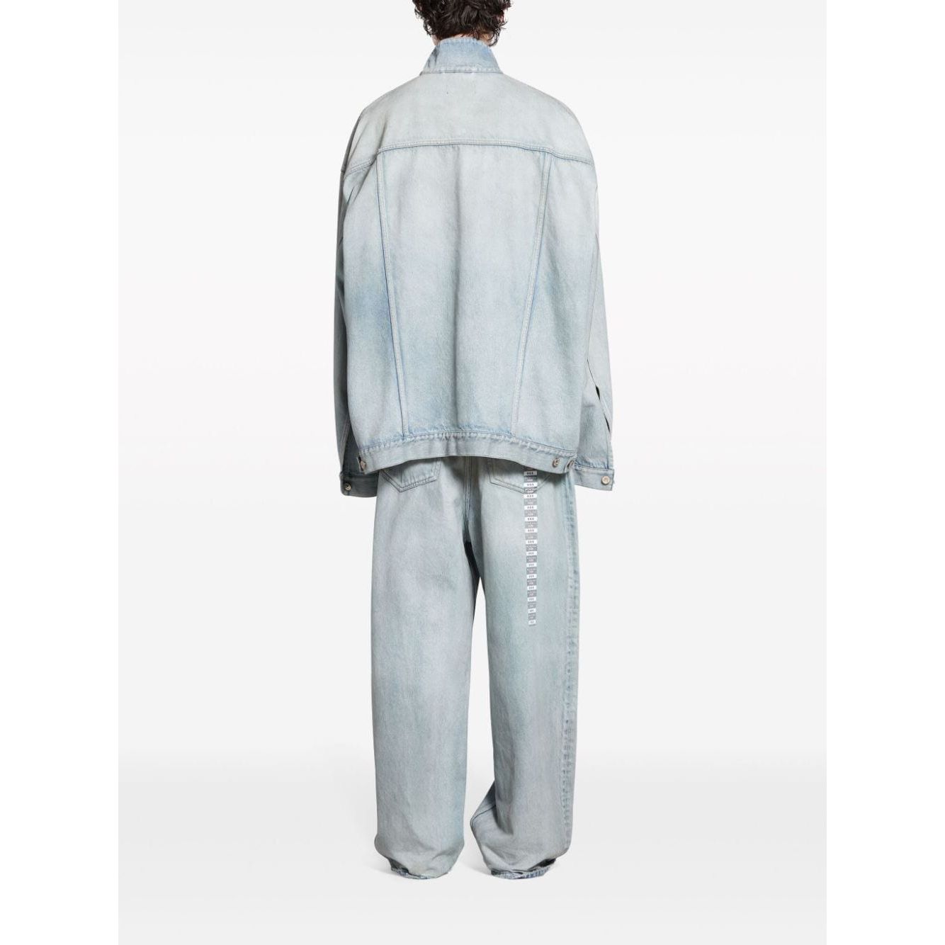 Balenciaga Denim jacket with flap pockets and drop shoulder Jackets