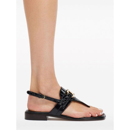 Ferragamo Gancini-buckle Leather Sandals Sandals